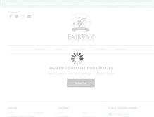 Tablet Screenshot of fairfaxcorner.com